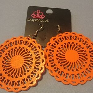 Paparazzi Vibrant Orange Earrings